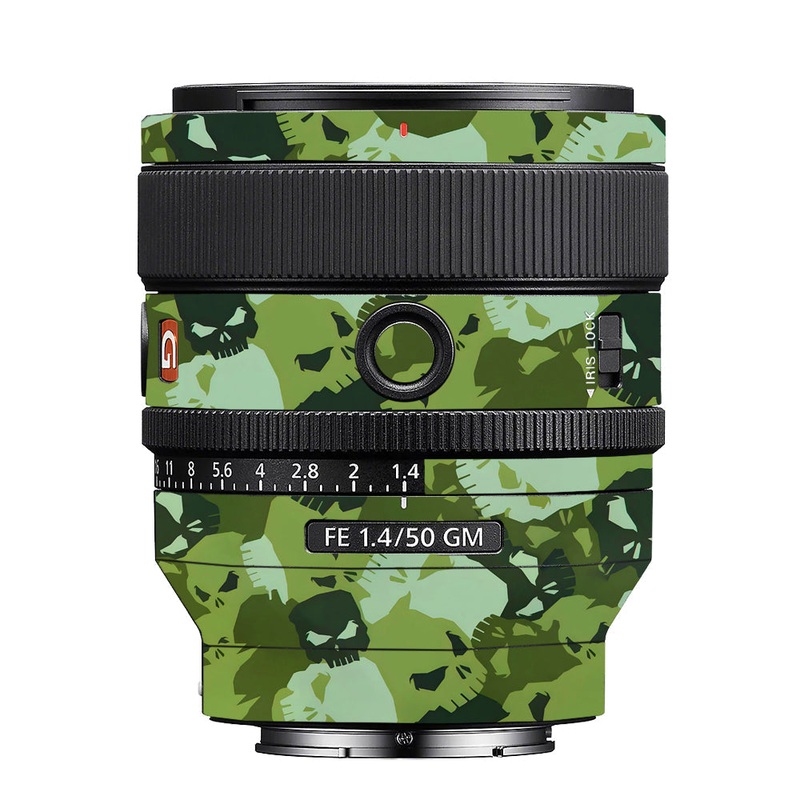 Tropic Camo Sony 50mm 1.4 Camera Lens Skin