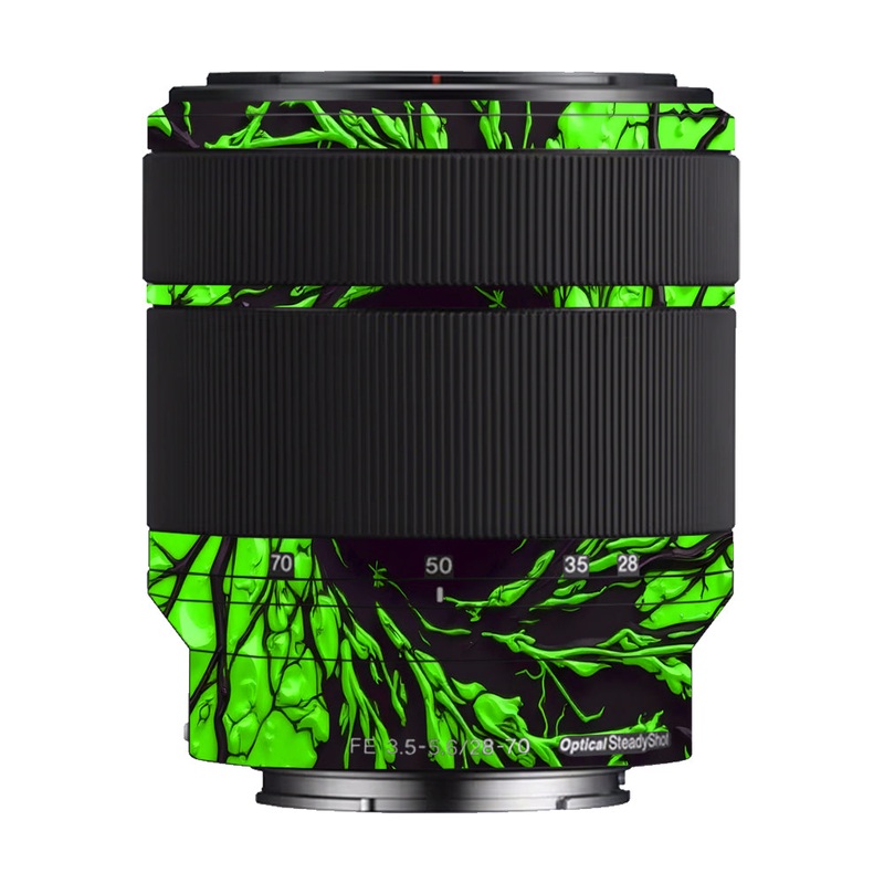 Venom Green Sony 28-70mm Camera Lens Skin