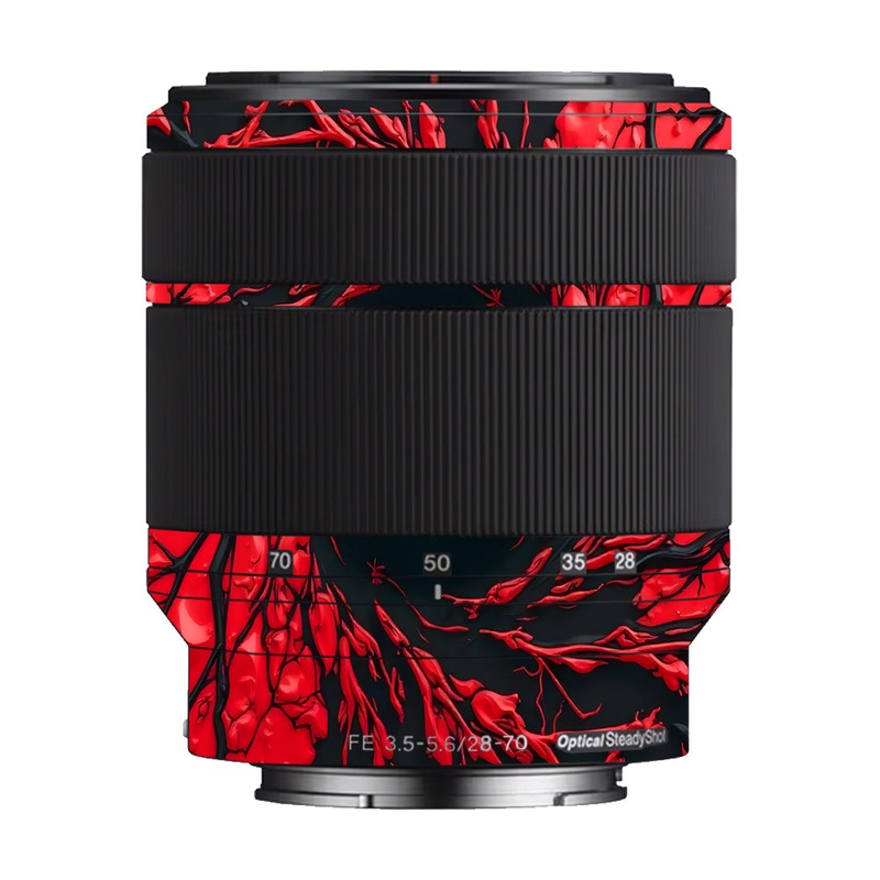 Venom Red Sony 28-70mm Camera Lens Skin