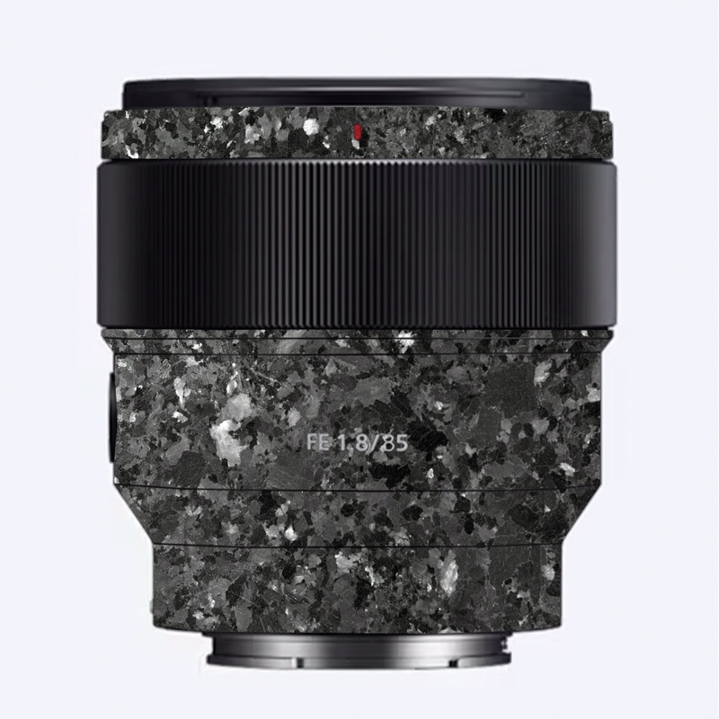 Black Granite Sony 85mm 1.8 Camera Lens Skin