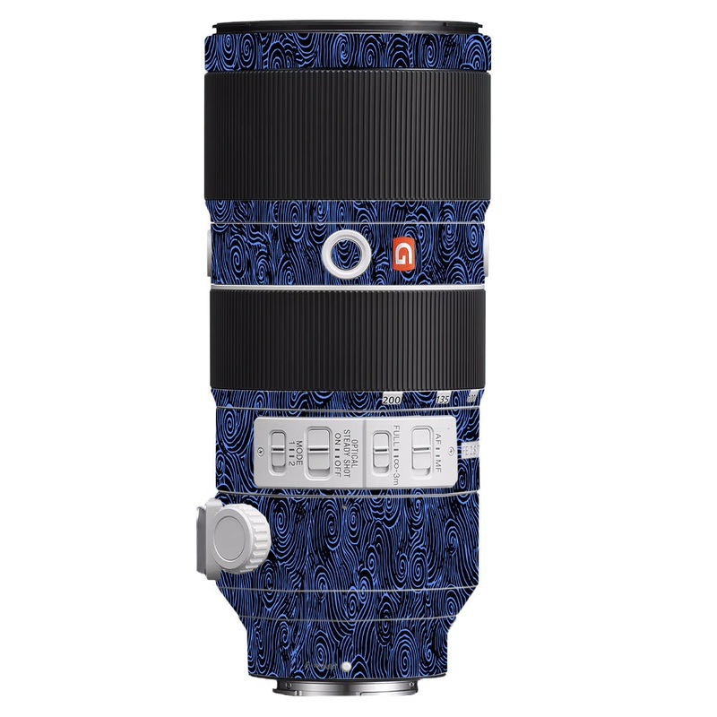 Blue Spirals Sony 70-200mm Camera Lens Skin