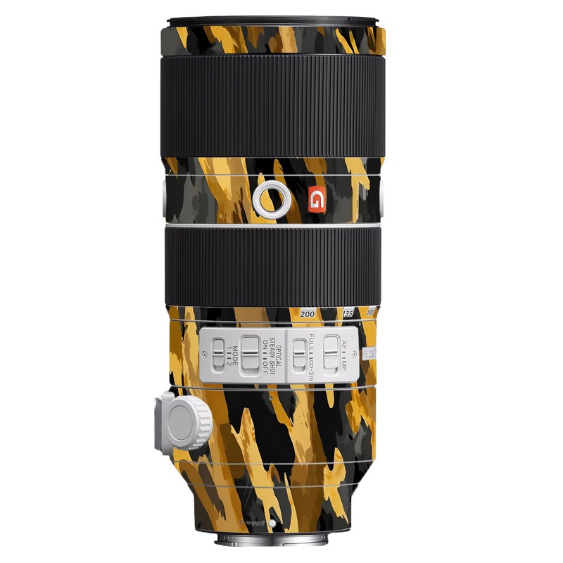 Camo Tiger Blend Sony 70-200mm Camera Lens Skin