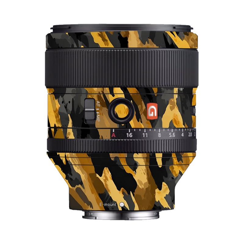 Camo Tiger Blend Sony 85mm 1.4 Camera Lens Skin