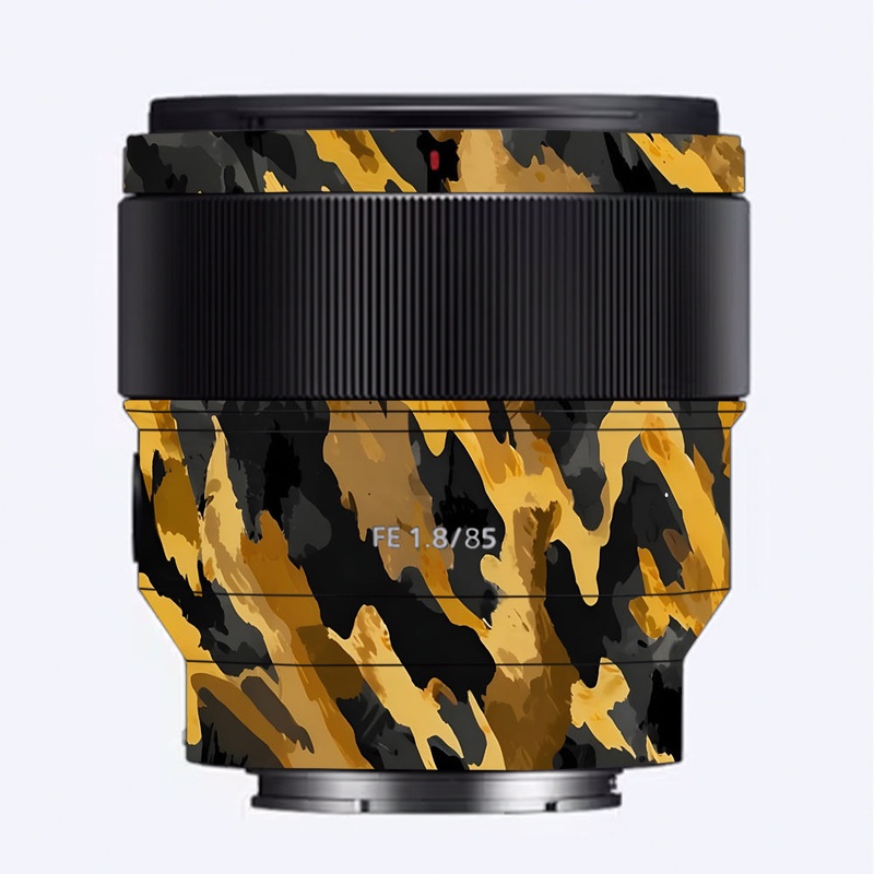 Camo Tiger Blend Sony 85mm 1.8 Camera Lens Skin
