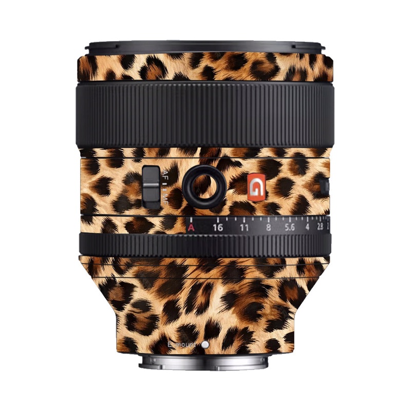 Classic Leopard Spots Sony 85mm 1.4 Camera Lens Skin