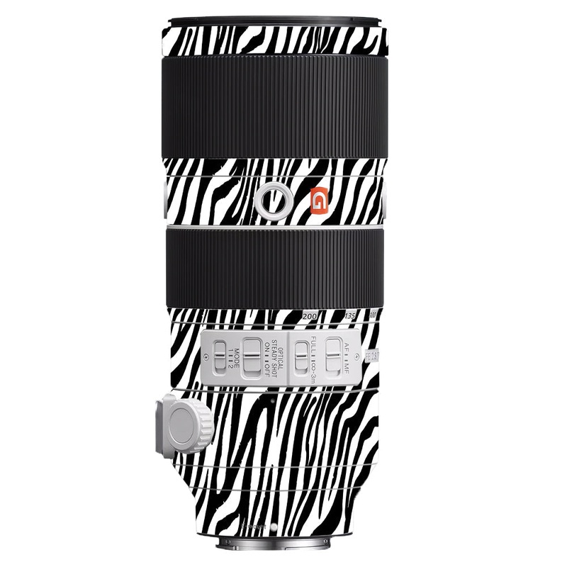 Classic Zebra Stripes Sony 70-200mm Camera Lens Skin