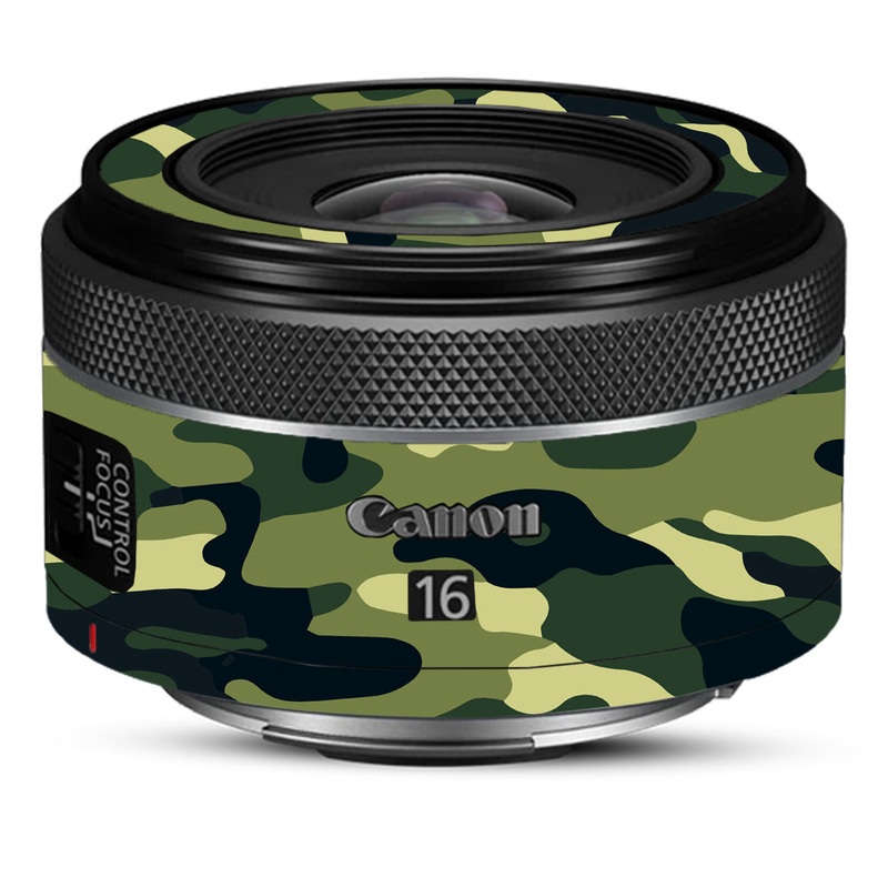 Forest Green Camo Canon 16mm Camera Lens Skin