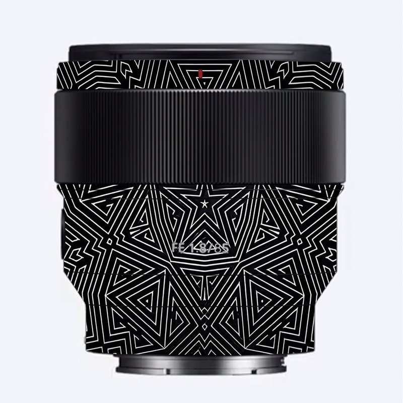 Geometric Pattern Sony 85mm 1.8 Camera Lens Skin