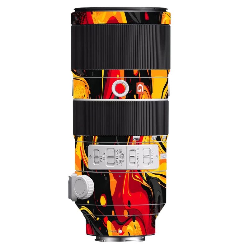 Lava Burst Sony 70-200mm Camera Lens Skin