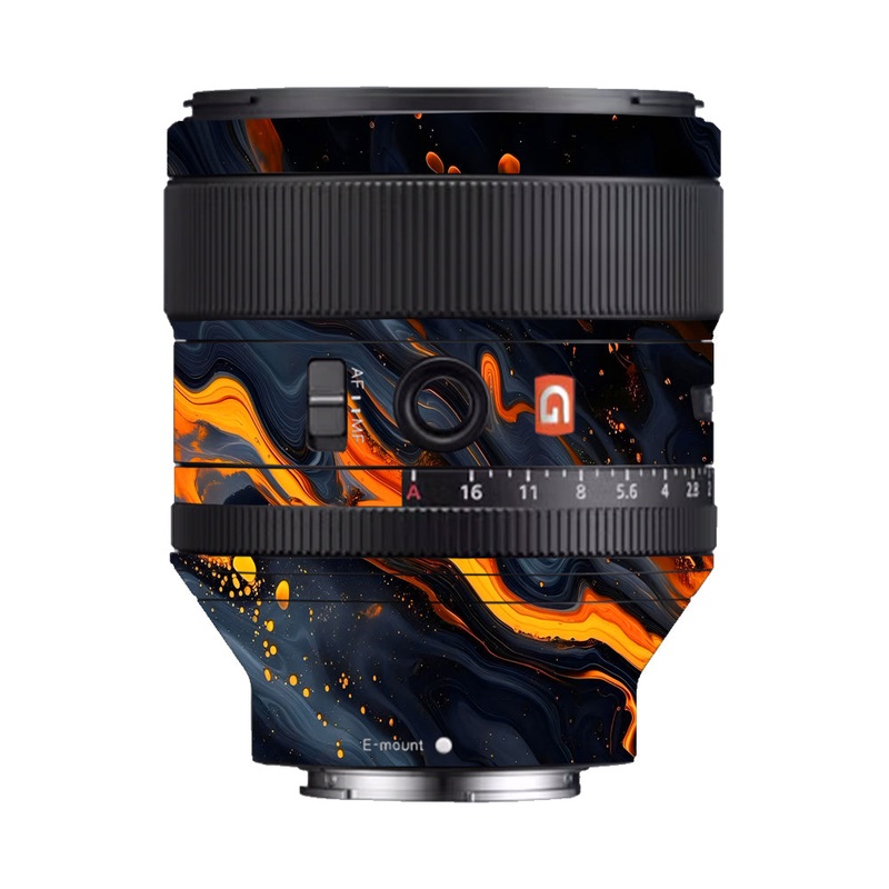 Lava Marble Sony 85mm 1.4 Camera Lens Skin