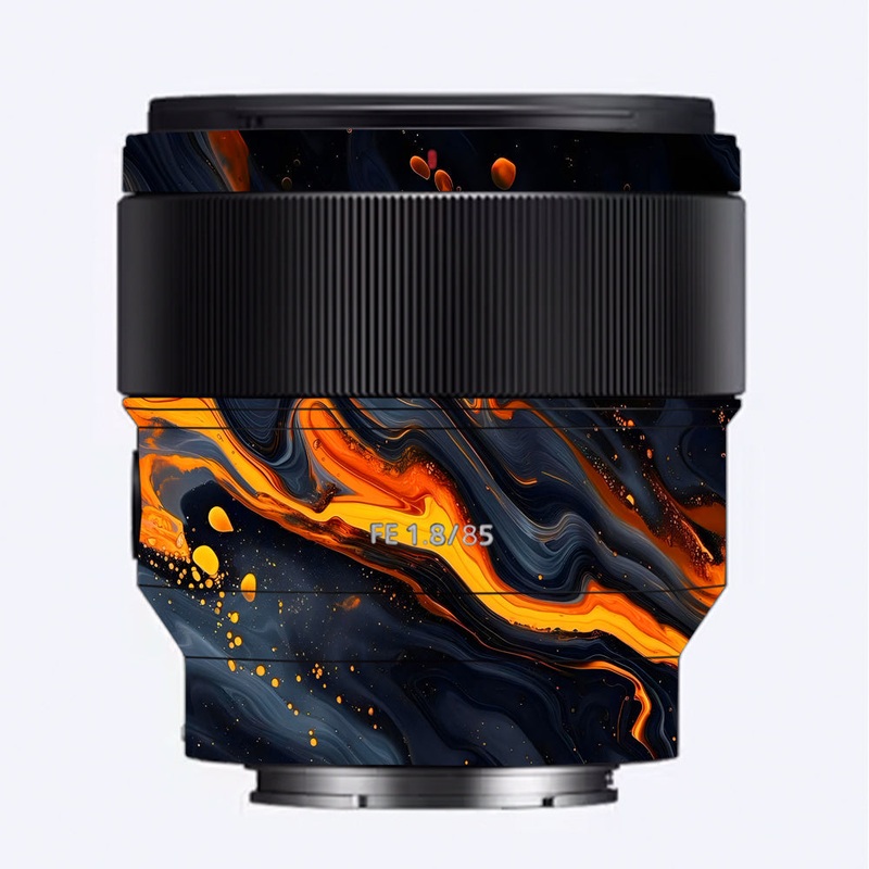 Lava Marble Sony 85mm 1.8 Camera Lens Skin