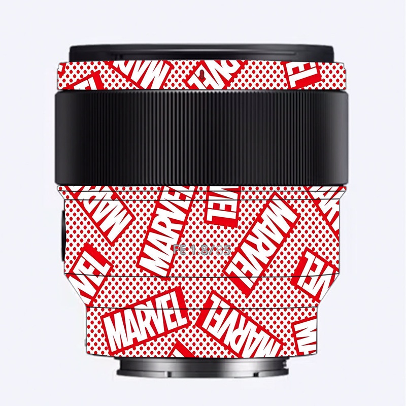 Marvel Comics Sony 85mm 1.8 Camera Lens Skin