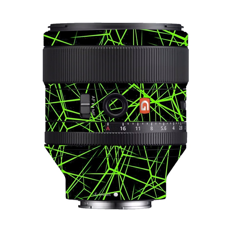 Neon Grid Sony 85mm 1.4 Camera Lens Skin