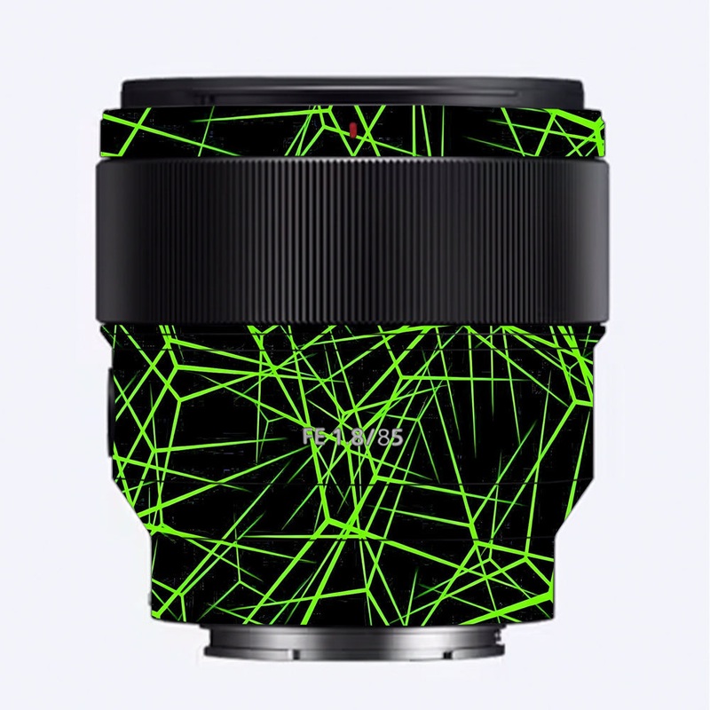 Neon Grid Sony 85mm 1.8 Camera Lens Skin