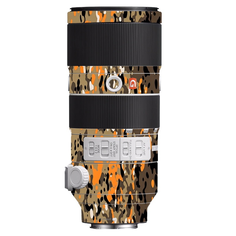 Orange Brown Spot  Sony 70-200mm Camera Lens Skin