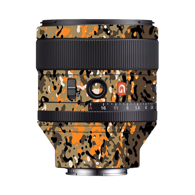 Orange Brown Spot  Sony 85mm 1.4 Camera Lens Skin