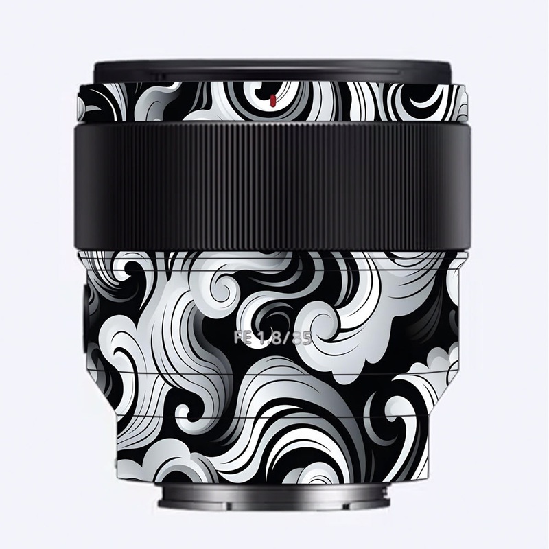 Smoke Swirl Sony 85mm 1.8 Camera Lens Skin