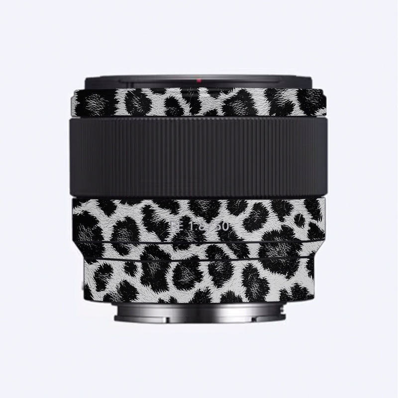 Snow Leopard Spots Sony 50mm 1.8 Camera Lens Skin