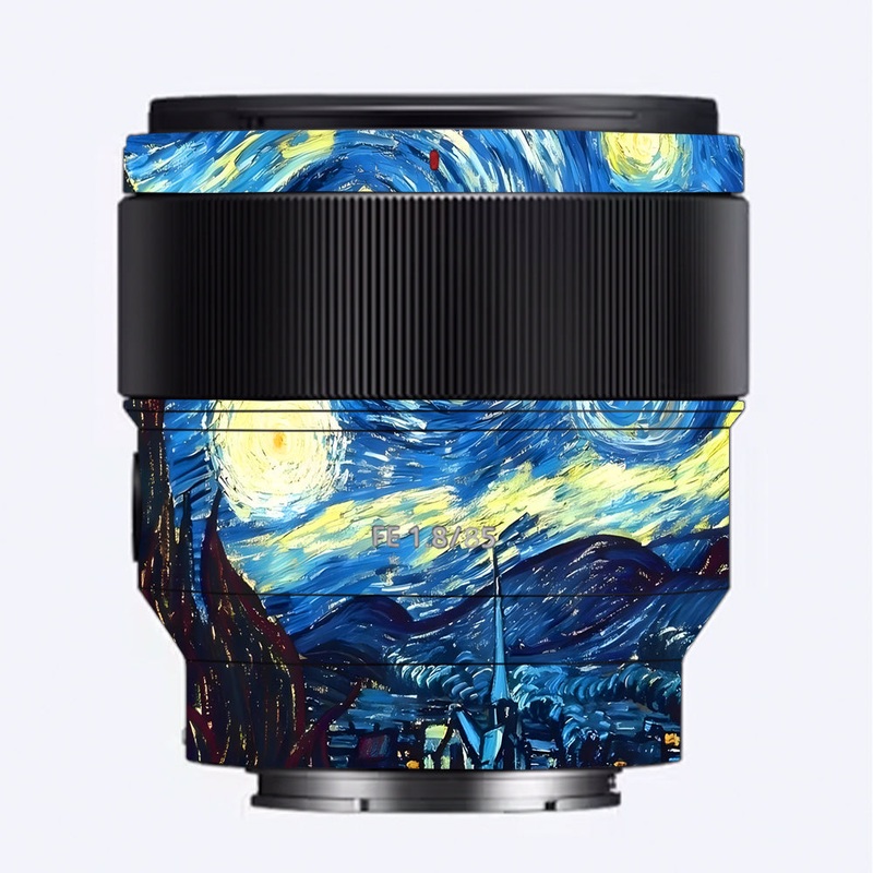 Starry Night Art Sony 85mm 1.8 Camera Lens Skin