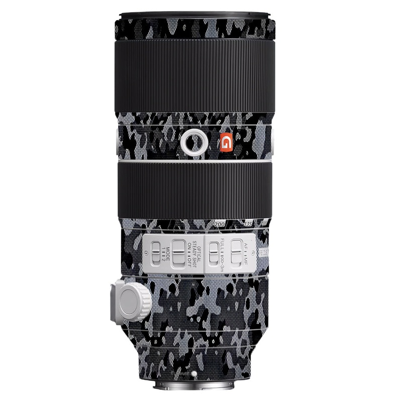 Stealth Grey Camo Sony 70-200mm Camera Lens Skin