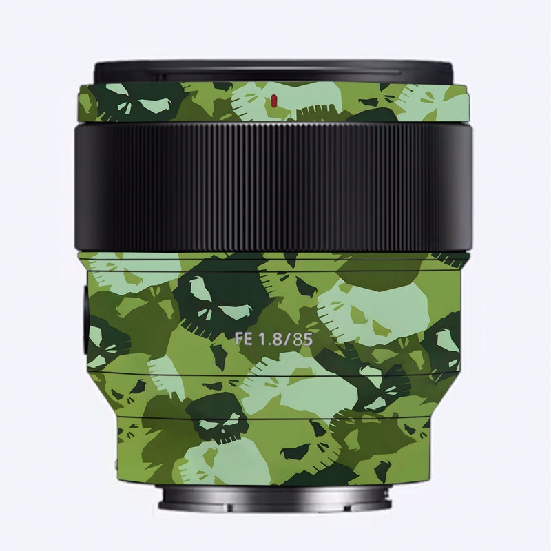 Tropic Camo Sony 85mm 1.8 Camera Lens Skin