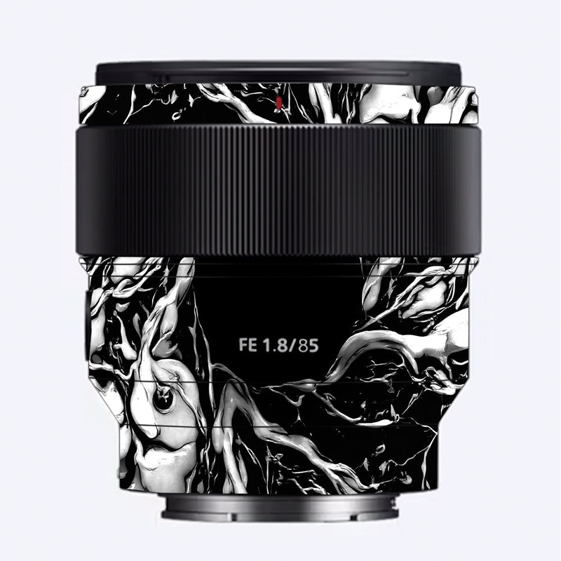 Venom Black Sony 85mm 1.8 Camera Lens Skin