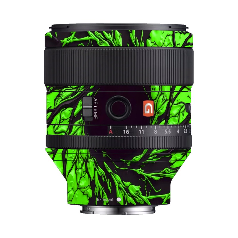 Venom Green Sony 85mm 1.4 Camera Lens Skin