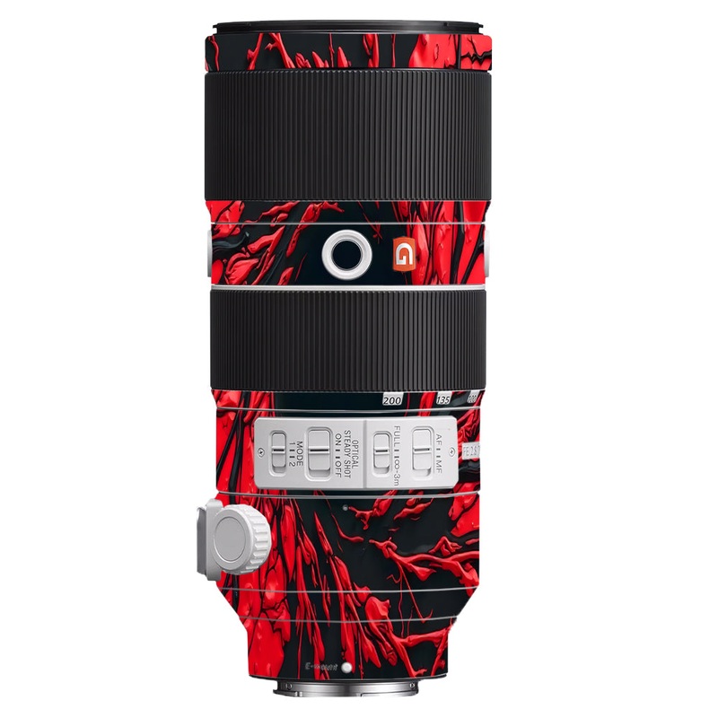 Venom Red Sony 70-200mm Camera Lens Skin