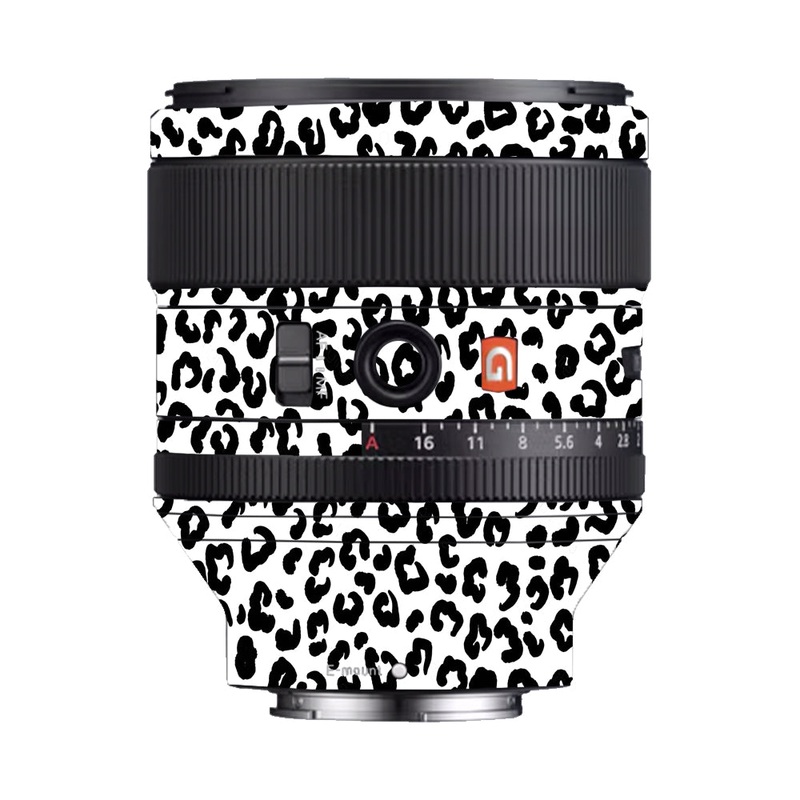 White Leopard Sony 85mm 1.4 Camera Lens Skin