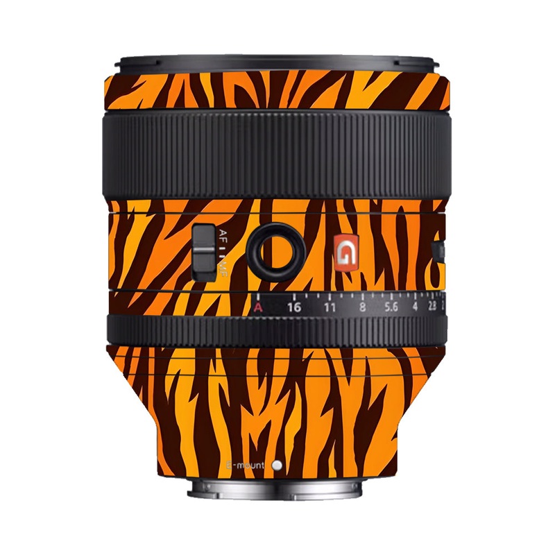 Wild Tiger Stripes Sony 85mm 1.4 Camera Lens Skin