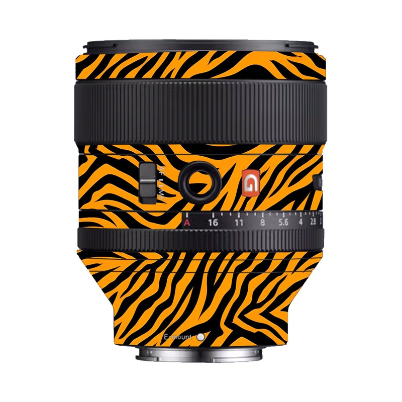 Zebra Gold Pattern Sony 85mm 1.4 Camera Lens Skin