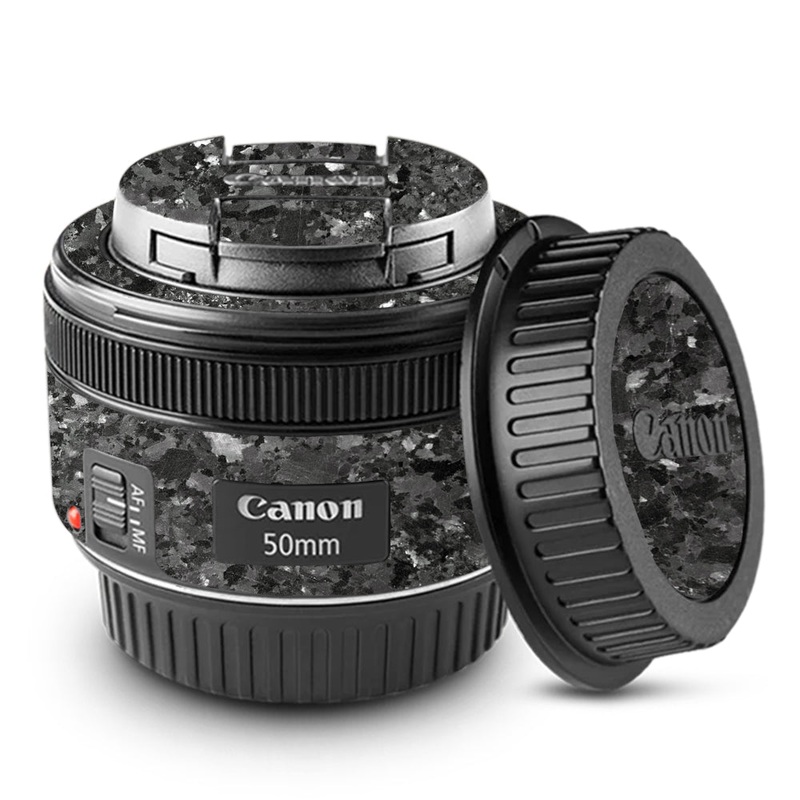 Black Granite Canon 50mm Camera Lens Skin