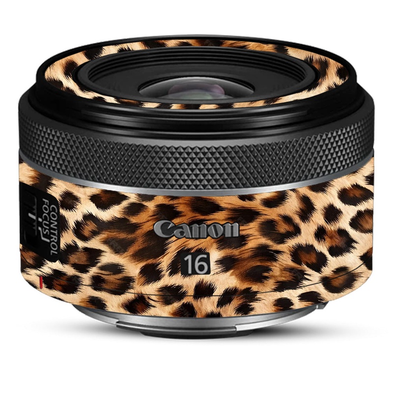 Classic Leopard Spots Canon 16mm Camera Lens Skin