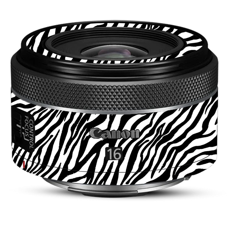Classic Zebra Stripes Canon 16mm Camera Lens Skin