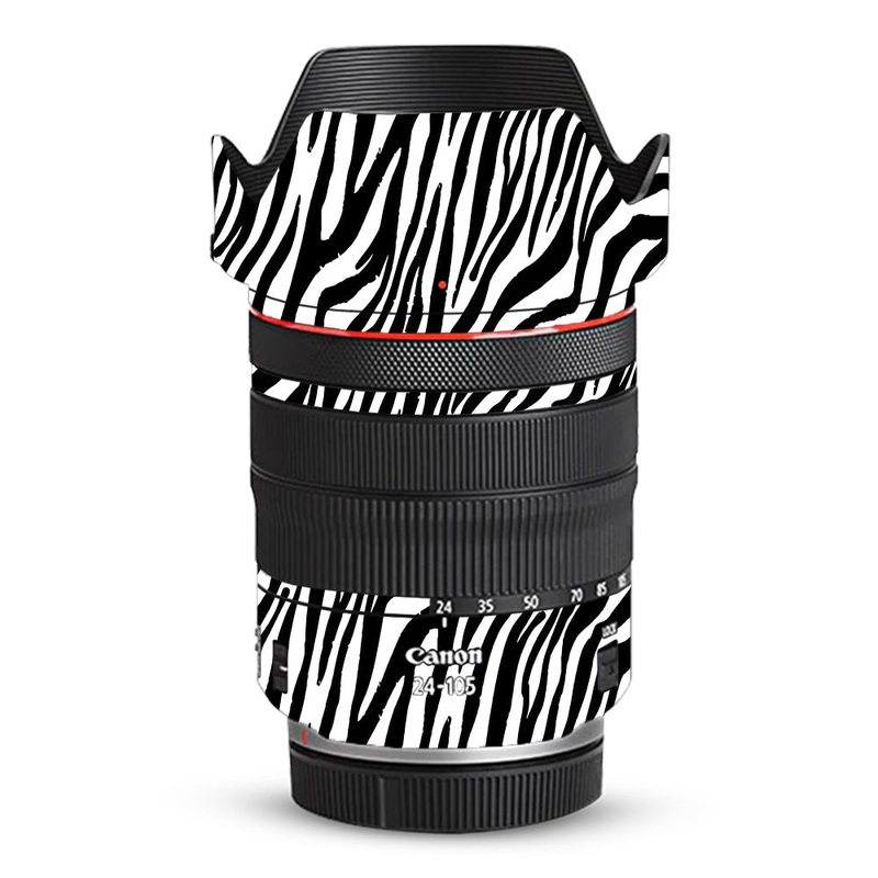 Classic Zebra Stripes Canon 24-105mm Camera Lens Skin