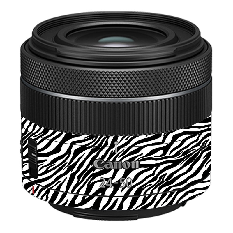Classic Zebra Stripes Canon 24-50mm Camera Lens Skin