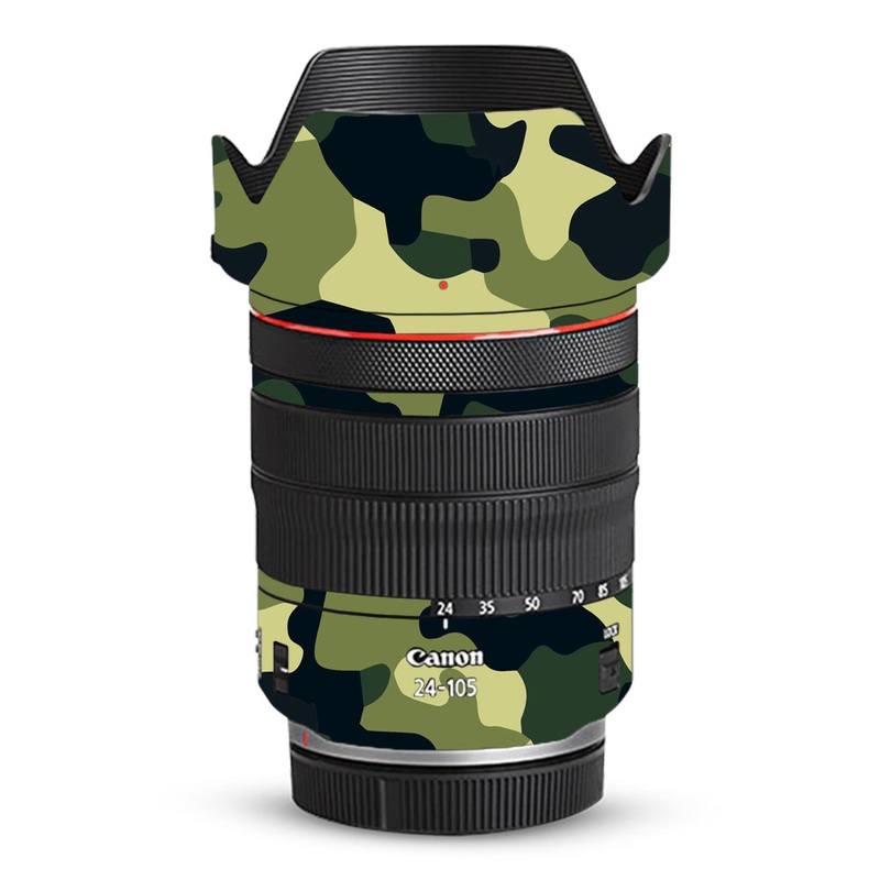 Forest Green Camo Canon 24-105mm Camera Lens Skin