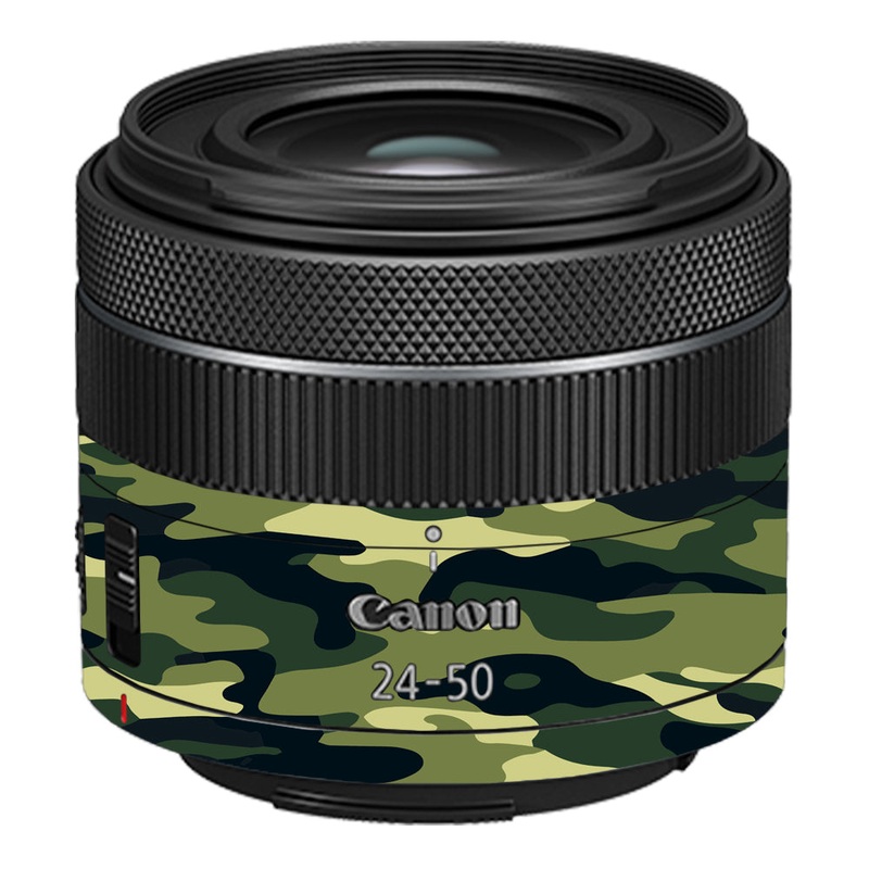 Forest Green Camo Canon 24-50mm Camera Lens Skin