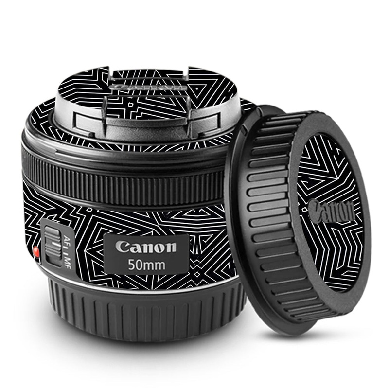 Geometric Pattern Canon 50mm Camera Lens Skin