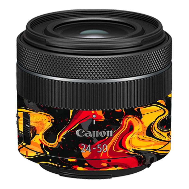 Lava Burst Canon 24-50mm Camera Lens Skin