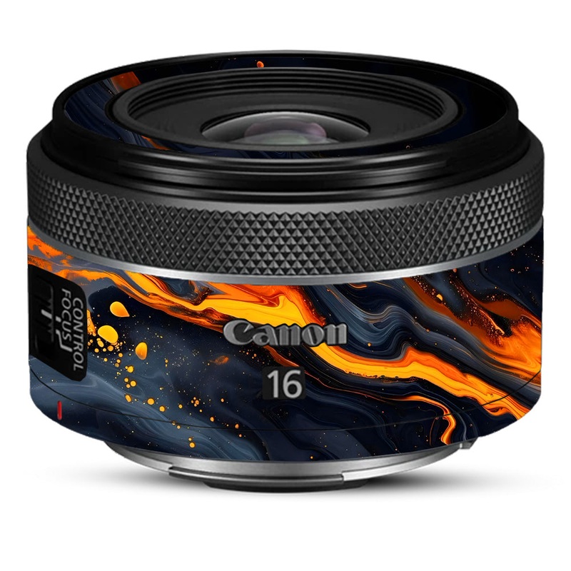 Lava Marble Canon 16mm Camera Lens Skin