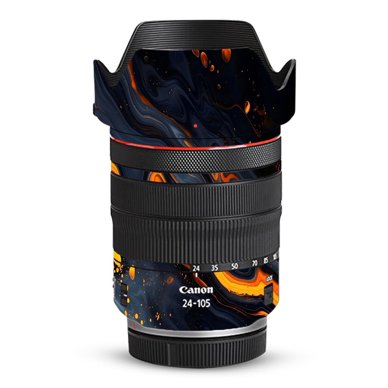 Lava Marble Canon 24-105mm Camera Lens Skin