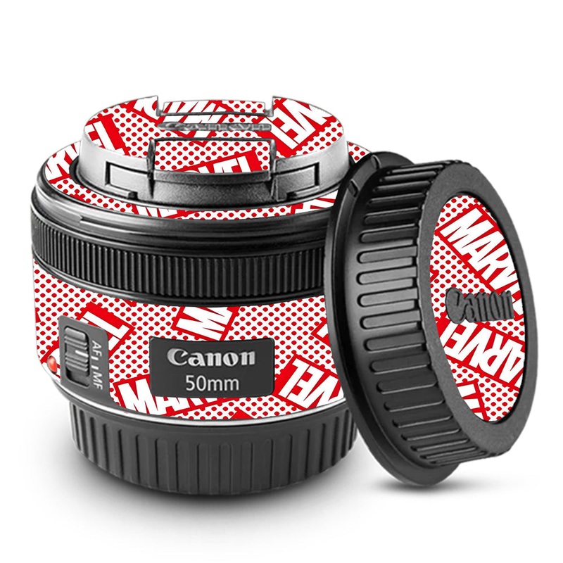 Marvel Comics Canon 50mm Camera Lens Skin