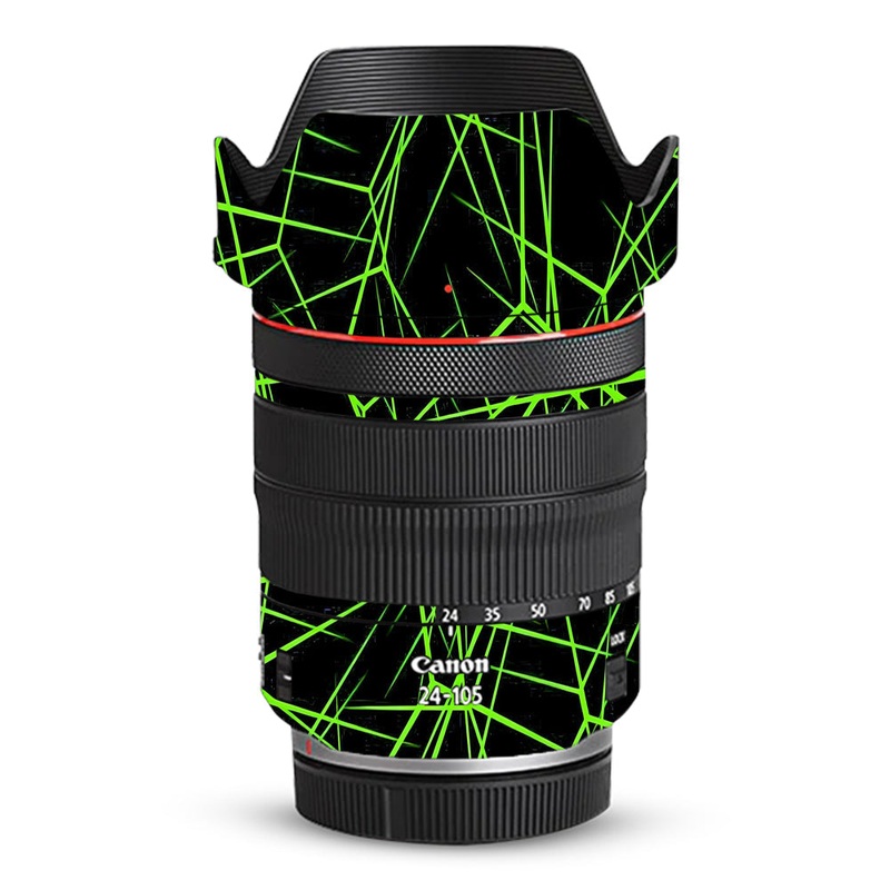 Neon Grid Canon 24-105mm Camera Lens Skin