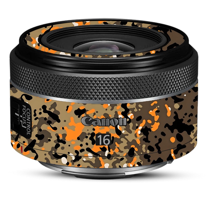 Orange Brown Spot  Canon 16mm Camera Lens Skin