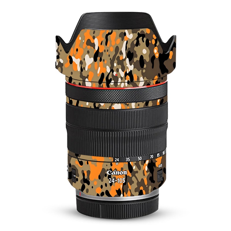 Orange Brown Spot  Canon 24-105mm Camera Lens Skin