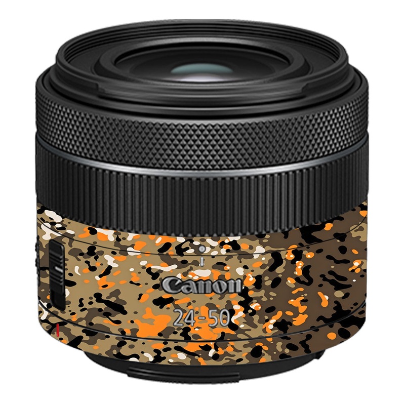 Orange Brown Spot  Canon 24-50mm Camera Lens Skin