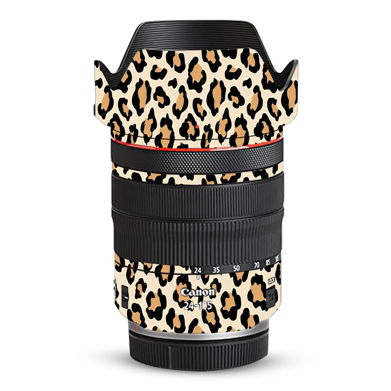 Sandy Leopard Spots Canon 24-105mm Camera Lens Skin