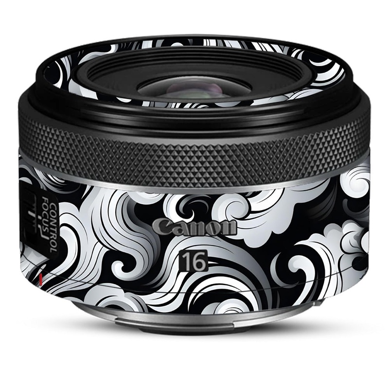 Smoke Swirl Canon 16mm Camera Lens Skin
