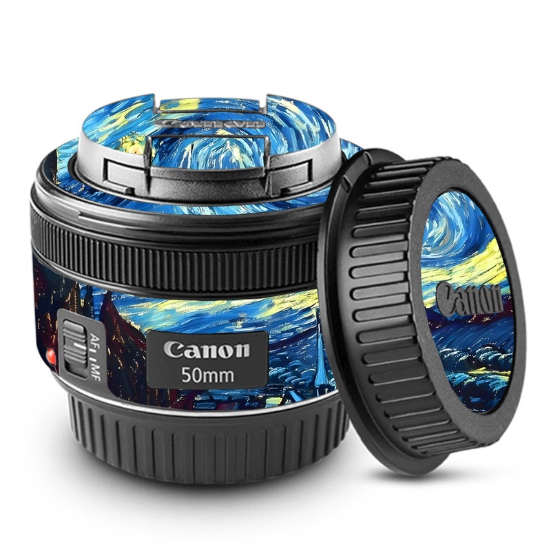 Starry Night Art Canon 50mm Camera Lens Skin